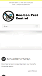 Mobile Screenshot of beegonpestcontrol.com