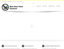 Tablet Screenshot of beegonpestcontrol.com